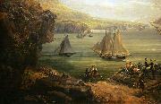 Fight of the Poursuivante against the British ship Hercules Louis-Philippe Crepin